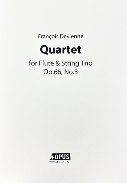 드비엔느 플루트와 현악 삼중주를 위한 사중주 Op.66, No.3